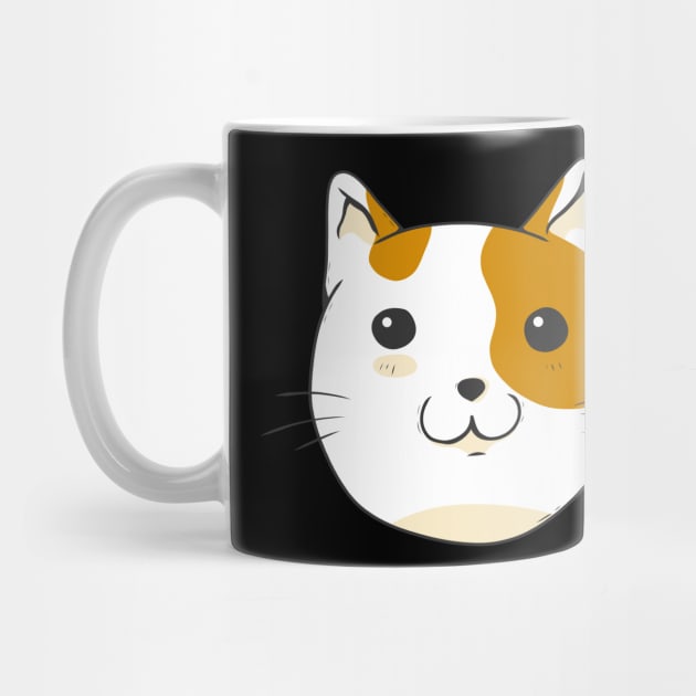 Cat Head Funny Kitty Cat Lover Gift by Foxxy Merch